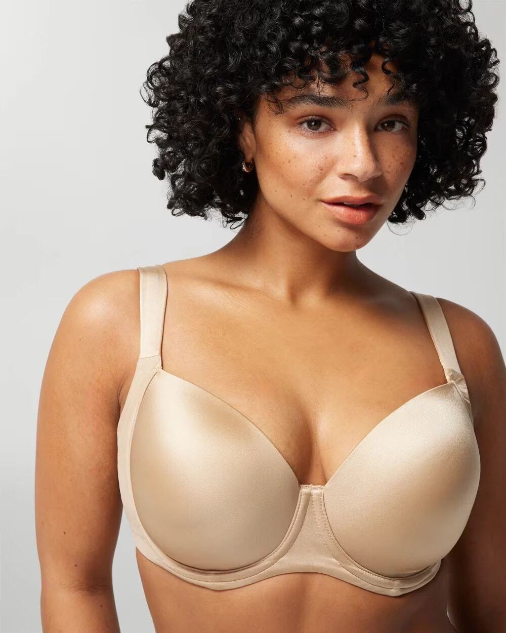 Soma Stunning Support Full Coverage Padded Underwire Bra Warm Amber 42D 42 D New